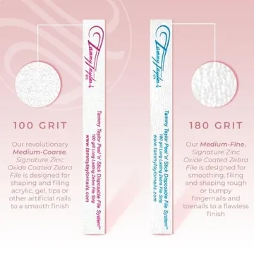 Tammy Taylor Nail Files 100/180 Grit | Peel and Stick Quality