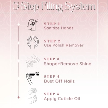 Tammy Taylor Nail Files 100/180 Grit | Peel and Stick Quality