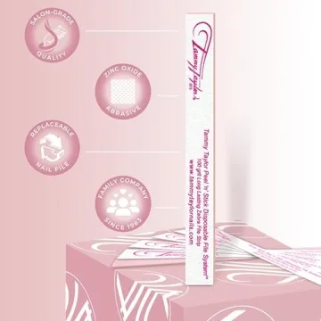 Tammy Taylor Nail Files 100/180 Grit | Peel and Stick Quality