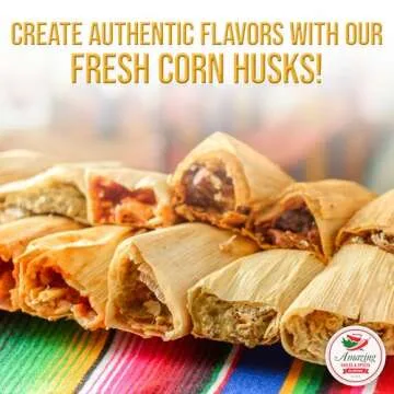 Natural Corn Husks for Authentic Tamales - 1 LB Pack