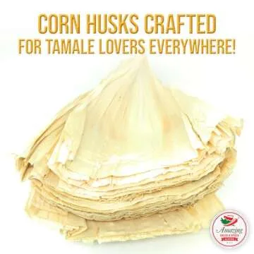 Natural Corn Husks for Authentic Tamales - 1 LB Pack