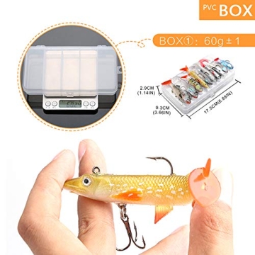 DONQL 10Pcs Soft Fishing Lures for All Anglers
