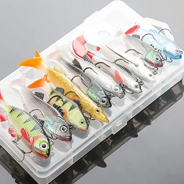 DONQL 10Pcs Soft Fishing Lures for All Anglers