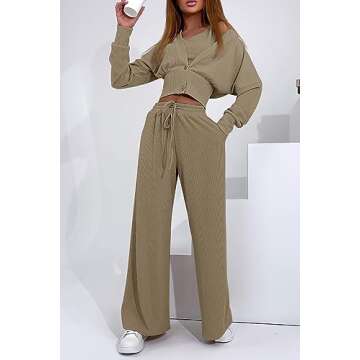 PRETTYGARDEN Women’s Fall Track Suit 3-Piece Set