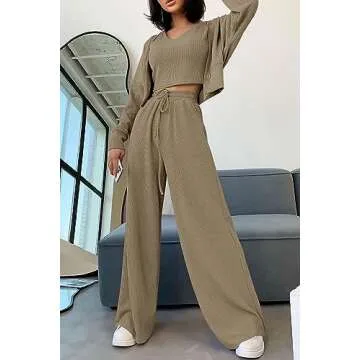 PRETTYGARDEN Women’s Fall Track Suit 3-Piece Set