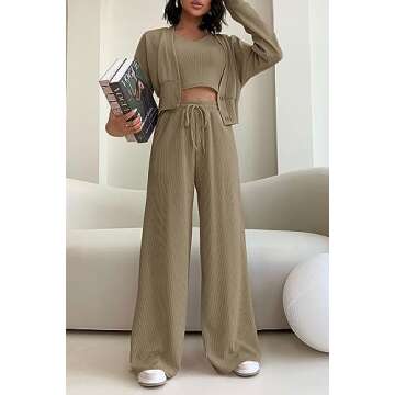 PRETTYGARDEN Women’s Fall Track Suit 3-Piece Set