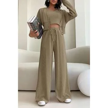 PRETTYGARDEN Women’s Fall Track Suit 3-Piece Set