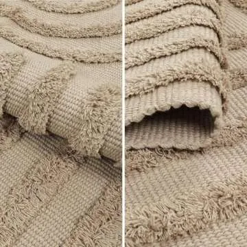 Stylish LEEVAN Boho Runner Rug - Washable & Durable