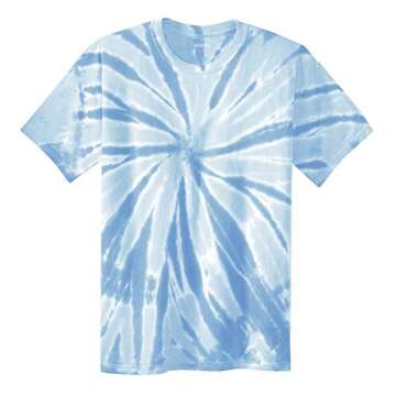 KOLOA SURF COMPANY Colorful Tie-Dye T-Shirt,M-Light Blue