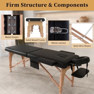 Lightweight Adjustable Foldable Portable Massage Table