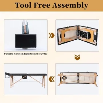 Lightweight Adjustable Foldable Portable Massage Table
