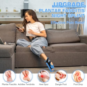 MYSEXY Plantar Fasciitis Night Splint for Relief