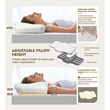 Osteo Pillow: Ergonomic Neck Pain Relief & Cooling Support