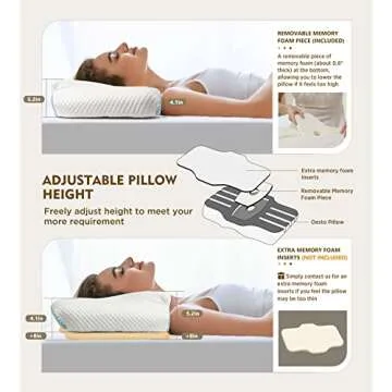 Osteo Pillow: Ergonomic Neck Pain Relief & Cooling Support