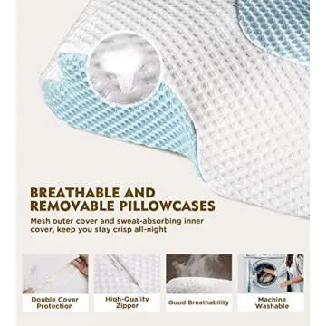 Osteo Pillow: Ergonomic Neck Pain Relief & Cooling Support