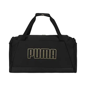 PUMA Accelerator Duffel Bag in Black/Gold - One Size