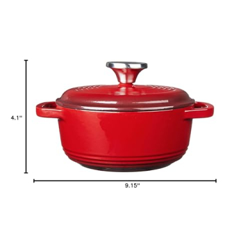 Lodge Enameled Cast Iron Dutch Oven - 1.5 Quart Size
