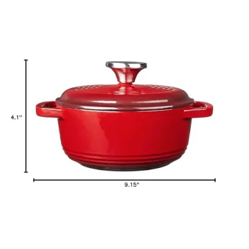 Lodge Enameled Cast Iron Dutch Oven - 1.5 Quart Size