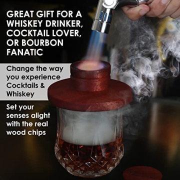 SMOKEOLOGIST Whiskey Cocktail Smoker Kit – Perfect Gift for Enthusiasts