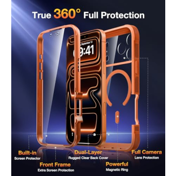 Diaclara Magnetic Designed Case for iPhone 17 Pro Max – Durable and Stylish Full Body Protection