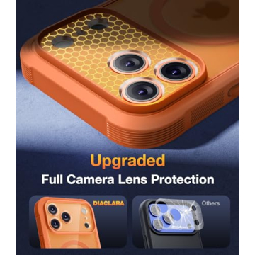 Diaclara iPhone 17 Pro Max Case with Magnetic Protection