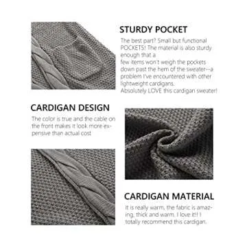 Cozy Traleubie Open Front Cardigan with Pockets