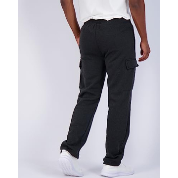 Mens Open Bottom Cargo Pants 3 Pack for Active Wear