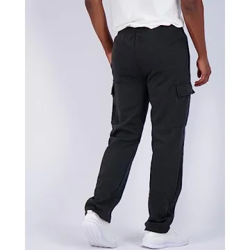 Mens Open Bottom Cargo Pants 3 Pack for Active Wear