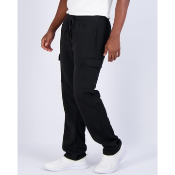 Mens Open Bottom Cargo Pants 3 Pack for Active Wear
