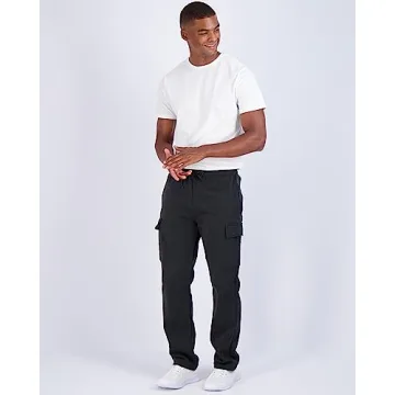 Mens Open Bottom Cargo Pants 3 Pack for Active Wear