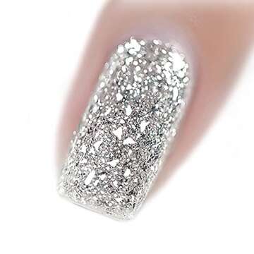 Vishine Glitter Gel Nail Polish - 15ml Sparkling Shine