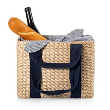 Insulated Parisian Picnic Basket for Stylish Gatherings