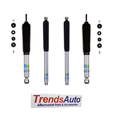 TrendsAuto Set of 5100 Front & Rear Monotube Shocks fits 2017 2024 F250 F350 Super Duty 4WD with 2-2...