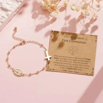 Elegant VULETO First Communion Bracelet for Girls