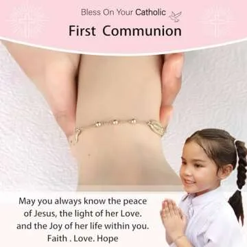 Elegant VULETO First Communion Bracelet for Girls