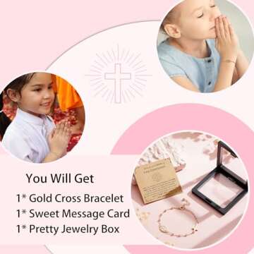 Elegant VULETO First Communion Bracelet for Girls