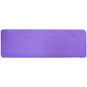Fitvids All Purpose 1/2-Inch Extra Thick High Density Anti-Tear Exercise Yoga Mat with Carrying Strap, Purple