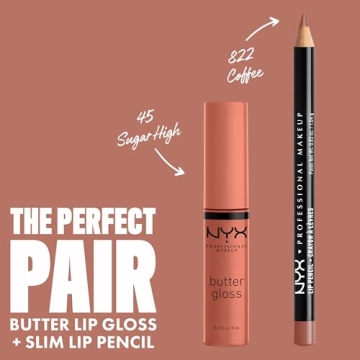 NYX Butter Gloss Brown Sugar - Non-Sticky Lip Gloss