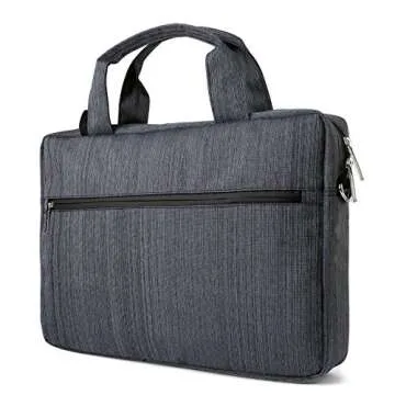 Black 13-inch Anti-theft Laptop Messenger Bag for Surface Pro 9 8 12.3, Pro X 13, Laptop 5 4 13.5"