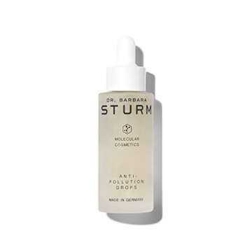 Dr. Barbara Sturm Anti-Pollution Drops - Hyaluronic Acid Serum Drops with Skin Barrier Function Support for Environmental Stressors + Blue Light Protection (30ml)