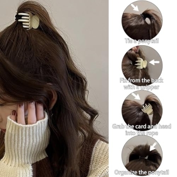 12PC Matte Mini Hair Claw Clips for Women & Girls