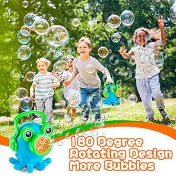 BGdoyz Octopus Bubble Machine for Kids 2500+ Bubbles
