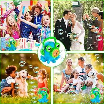BGdoyz Octopus Bubble Machine for Kids 2500+ Bubbles