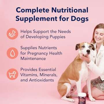 Vets Preferred Puppy Milk Replacement Formula - Dog Milk Replacer Powder Supplement for Pregnant, La...