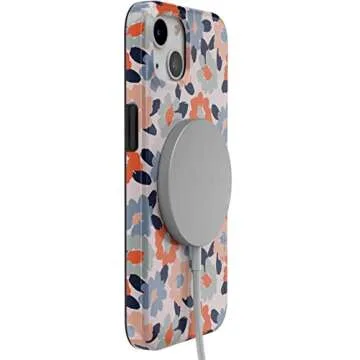 Casely iPhone 13 Case | Compatible with MagSafe | Field of Flowers | Pastel Floral Case