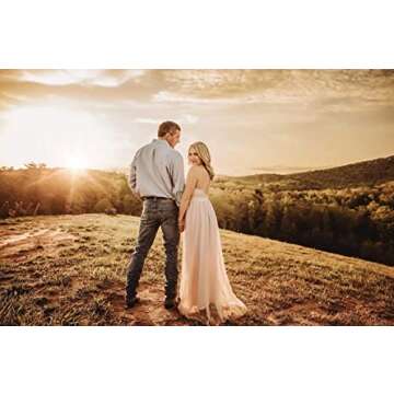 Stylish XXTAXN Deep V Neck Split Maxi Dress for Women