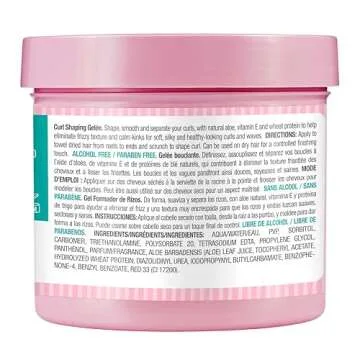 Dippity Do Girls with Curls Light Hold Gelee - Shape, Smoothe & Separate Your Curls - Formulated with Aloe, Vitamin E & Wheat Protein for Frizz-Free & Never Crunchy Curls - 340 mL/11.5 fl oz - 2 Pack