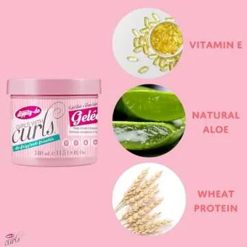 Dippity Do Girls with Curls Light Hold Gelee - Shape, Smoothe & Separate Your Curls - Formulated with Aloe, Vitamin E & Wheat Protein for Frizz-Free & Never Crunchy Curls - 340 mL/11.5 fl oz - 2 Pack