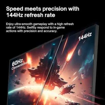 Pixio PX248 Prime Advanced 24 inch 144Hz Refresh Rate FHD 1080p Resolution Fast Nano IPS Panel 1ms GTG Response Time Gaming Monitor with AMD FreeSync Premium