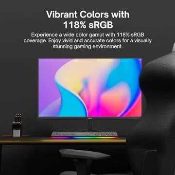 Pixio PX248 Prime Advanced 24 inch 144Hz Refresh Rate FHD 1080p Resolution Fast Nano IPS Panel 1ms GTG Response Time Gaming Monitor with AMD FreeSync Premium